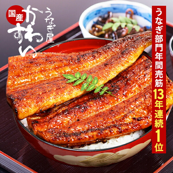 うなぎ屋かわすい 国産うなぎ蒲焼きの商品画像