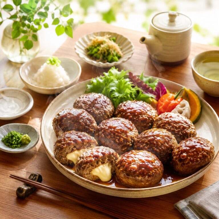 【楽天★4.5（4,300件）】チーズインハンバーグ 10個セットの口コミ調査！お惣菜専門店の実力